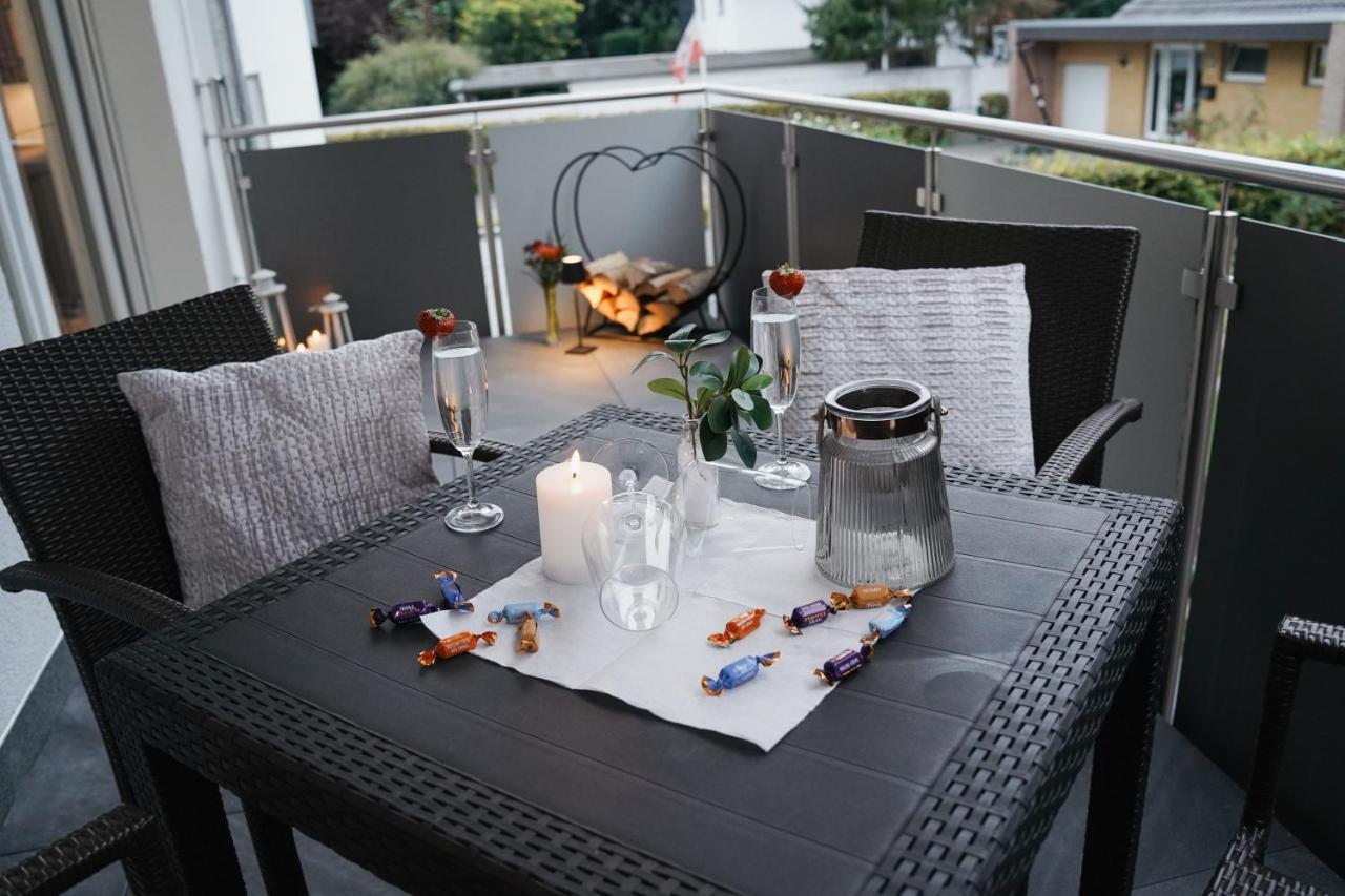 Paderborn-Oase Mit Kamin-Balkon-Stilvolles Zuhause-Self Check-Parkplatz Apartment Exterior foto